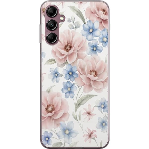 Kompatibelt Mobildeksel til Samsung Galaxy A14 5G Romantiske blomster