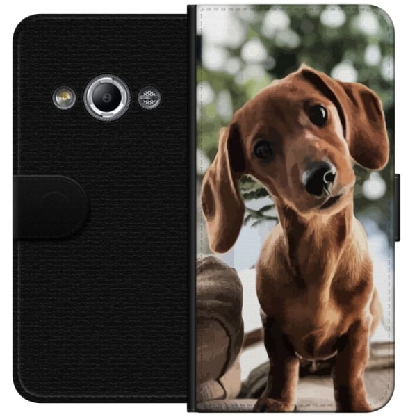 Samsung Galaxy Xcover 3 Plånboksfodral Yngre Hund