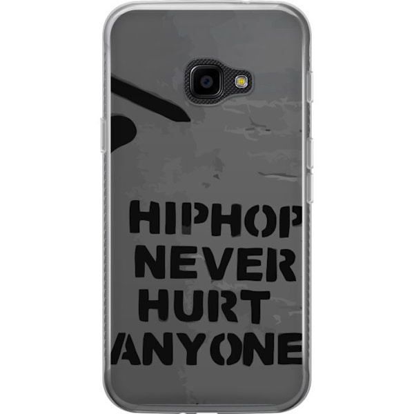 Samsung Galaxy Xcover 4 Läpinäkyvä kuori Hip Hop Ei Koskaan Satuta Ketään Lainaus Streetwear Musiikki Elämäntapa Graafinen Teksti Motiivi Suosi