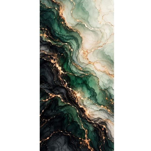 Kompatibelt Plånboksfodral till Apple iPhone 13 Pro Smaragdmarmor grön