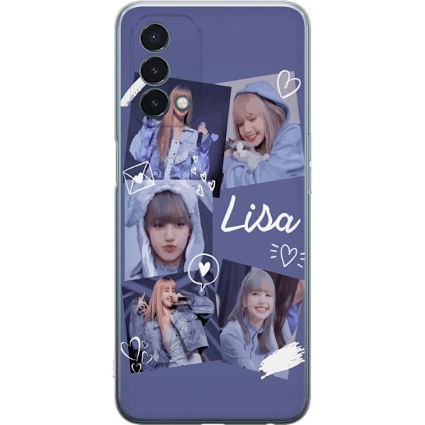 OnePlus Nord N200 5G Läpinäkyvä kuori Lisa Blackpink – Aesthetic K-pop Queen