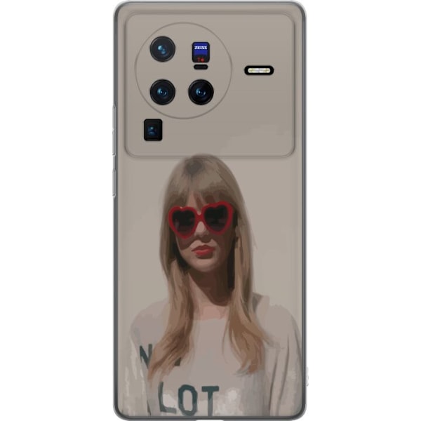 vivo X80 Pro Gennemsigtig cover Taylor Swift