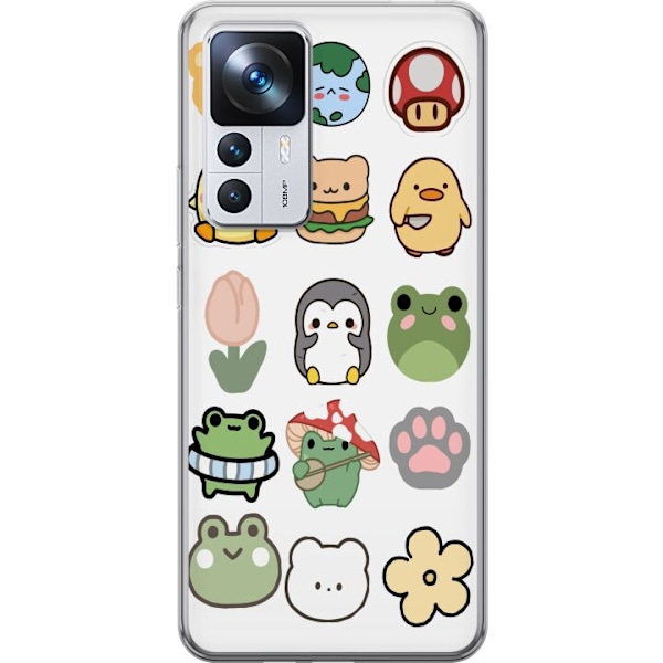 Xiaomi 12T Pro Genomskinligt Skal Kawaii Friends – söta fig