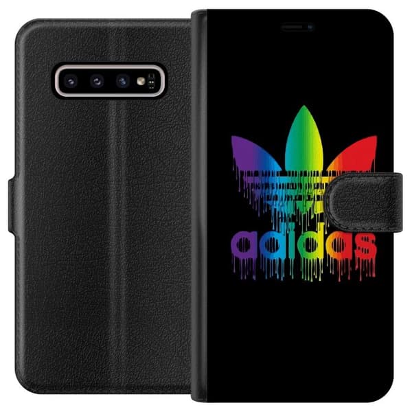 Kompatibelt Lommeboketui til Samsung Galaxy S10+ Adidas