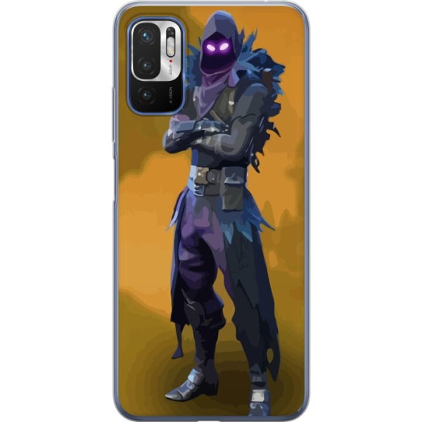 Xiaomi Redmi Note 10 5G Gennemsigtig cover Fortnite - Raven