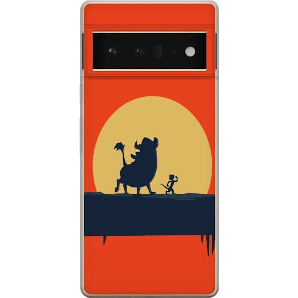 Google Pixel 6 Pro Genomskinligt Skal Hakuna Matata