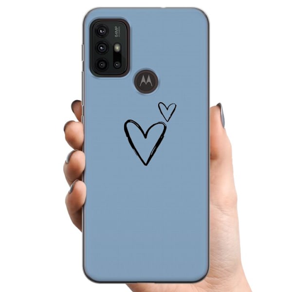 Motorola Moto G30 TPU Matkapuhelimen kuori Sydän