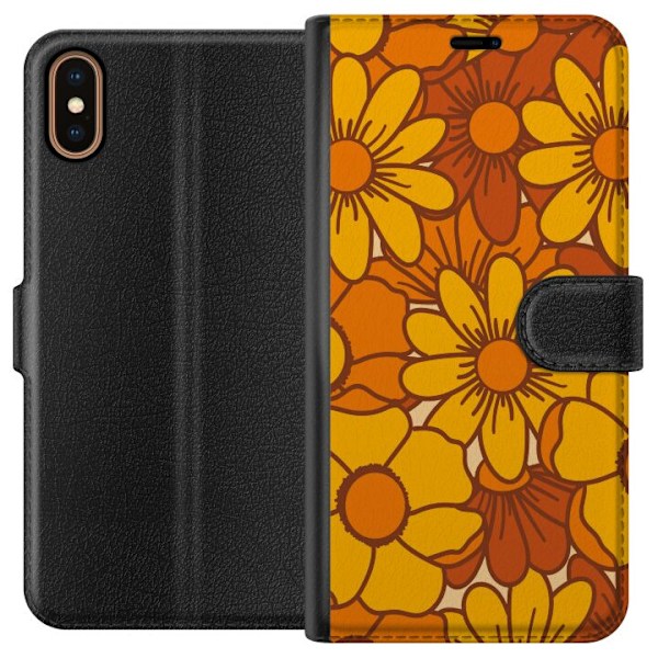 Apple iPhone X Lommeboketui Sommerflørt