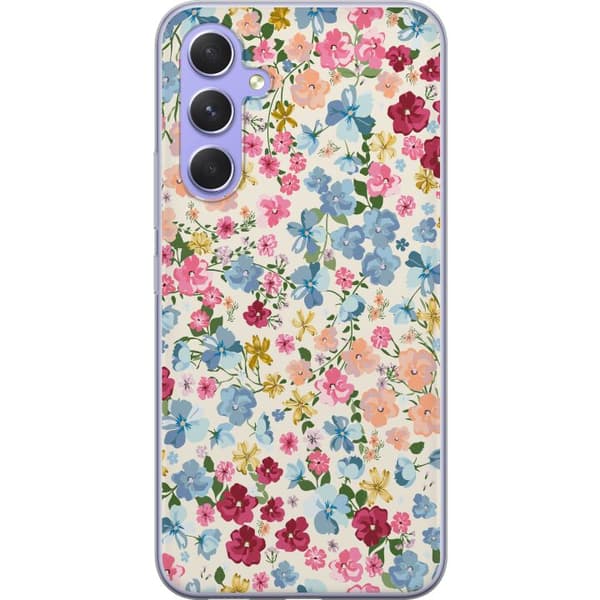 Kompatibelt Mobildeksel til Samsung Galaxy A54 Blomster