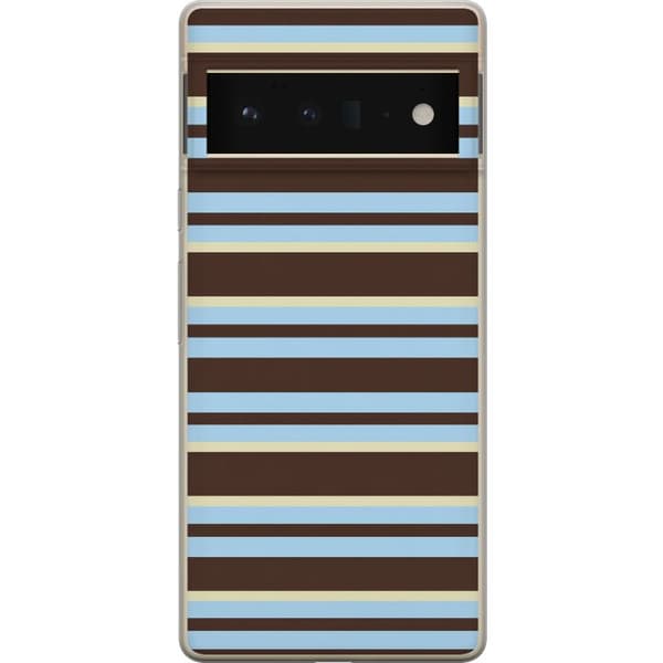 Kompatibel Mobilcover til Google Pixel 6 Pro Brune caféstriber brun