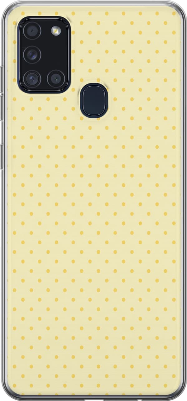 Kompatibelt Mobildeksel til Samsung Galaxy A21s Gule solflekker gul
