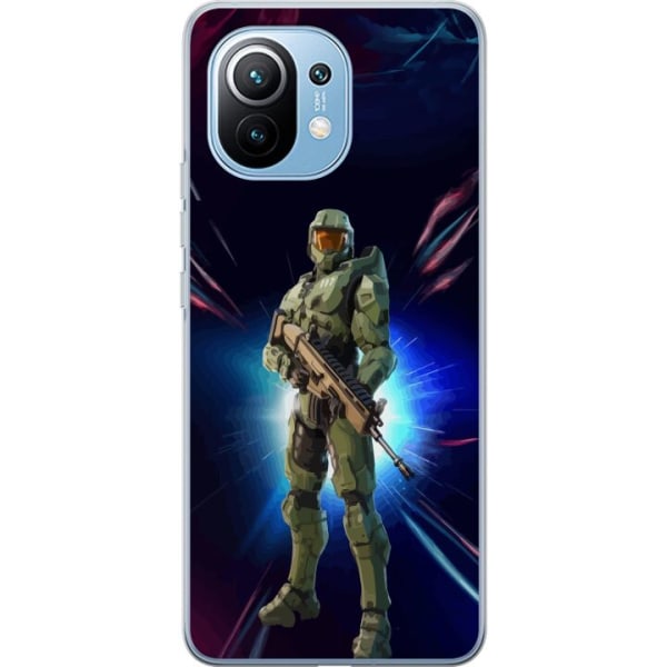 Xiaomi Mi 11 Gjennomsiktig deksel Fortnite - Master Chief