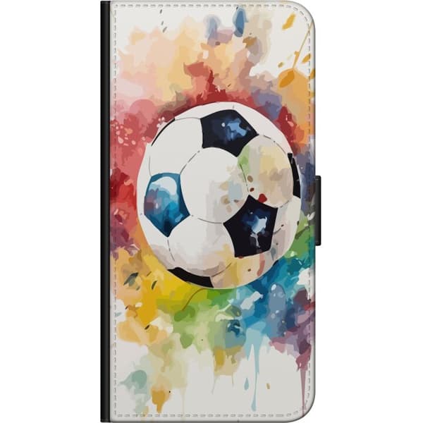 Kompatibel Tegnebogsetui til OnePlus 9 Pro Fodbold