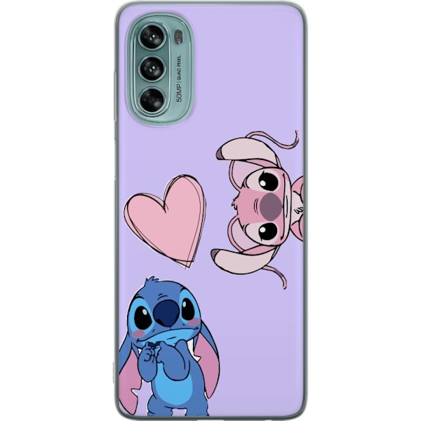 Motorola Moto G62 5G Gennemsigtig cover Stitch Mode