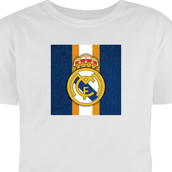 Børne T-shirt | Behagelig T-shirt til Børn Real Madrid CF hvid 2-3 År