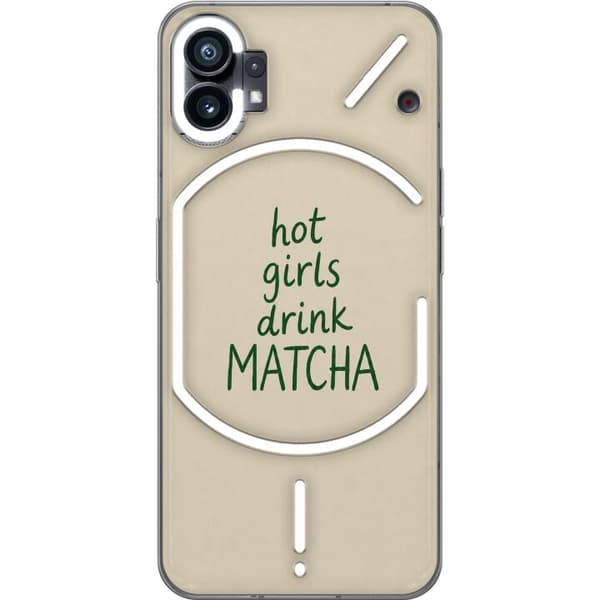 Kompatibelt Mobildeksel til Nothing Phone (1) Matcha-jenter beige