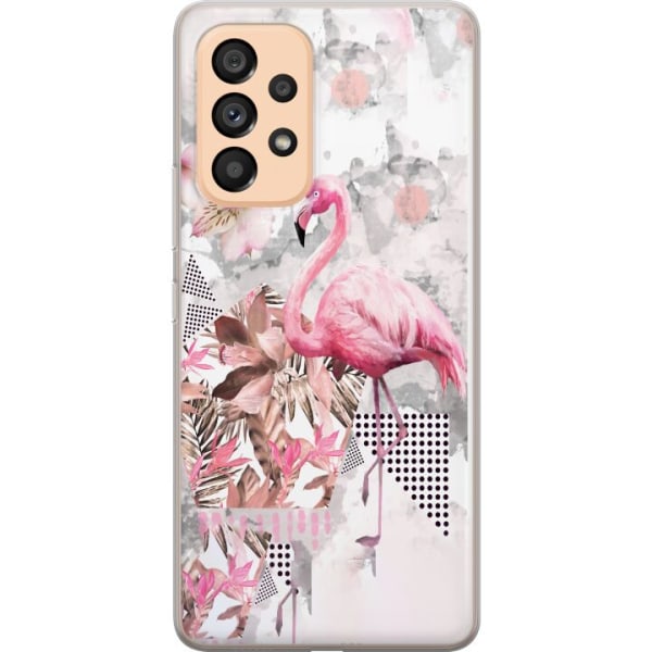 Samsung Galaxy A53 5G Deksel / Mobildeksel - Flamingo