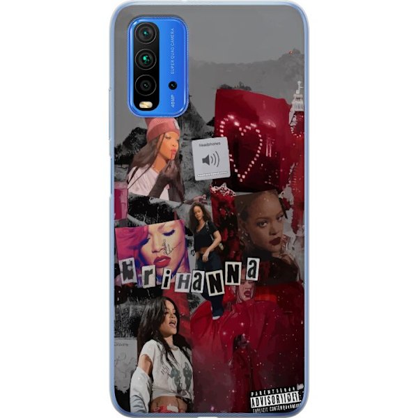 Xiaomi Redmi Note 9 4G Genomskinligt Skal Rihanna – Iconic F