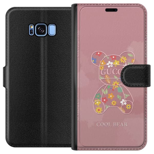 Kompatibelt Plånboksfodral till Samsung Galaxy S8 Guggi Rosa