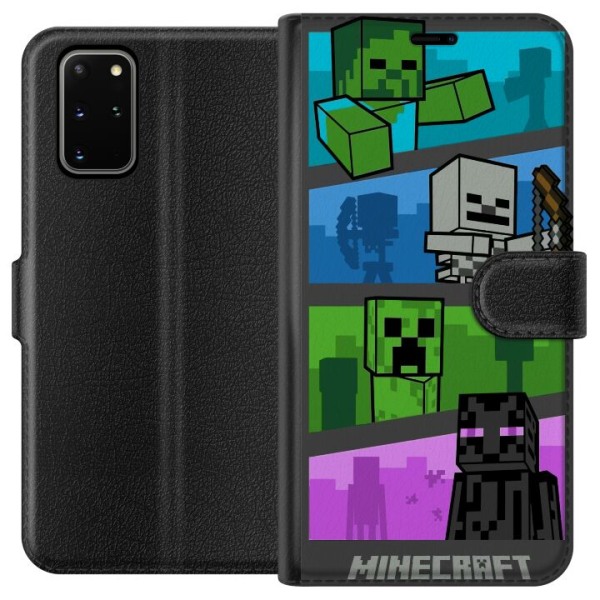 Samsung Galaxy S20+ Plånboksfodral Minecraft