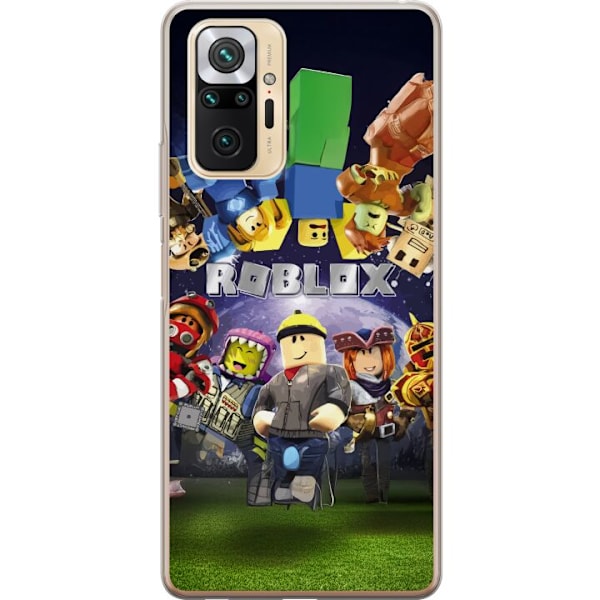 Xiaomi Redmi Note 10 Pro Genomskinligt Skal Roblox Värld – Gamingäventyr för Barn & Ungdomar