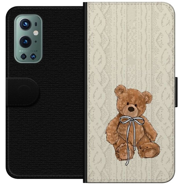 OnePlus 9 Pro Tegnebogsetui Lille Teddy – klassisk teddy i enkel design