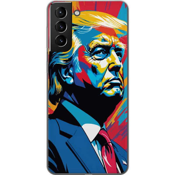 Samsung Galaxy S21+ 5G Läpinäkyvä kuori Trump