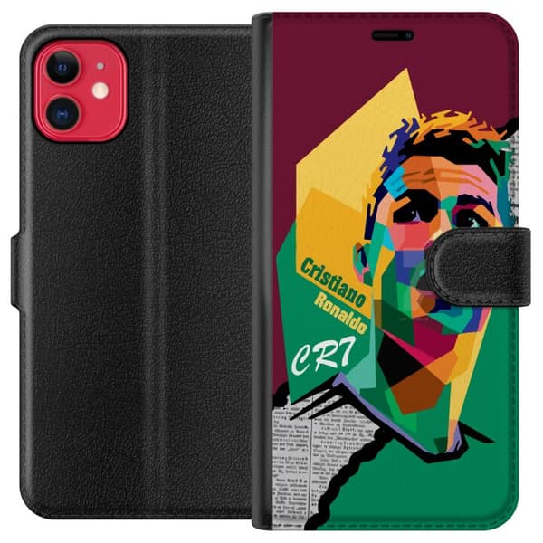 Kompatibel Tegnebogsetui til Apple iPhone 11 Ronaldo