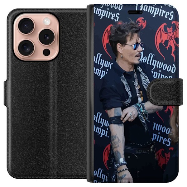 Apple iPhone 16 Pro Tegnebogsetui Johnny Depp