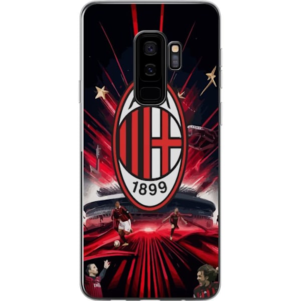 Samsung Galaxy S9+ Läpinäkyvä kuori AC Milan