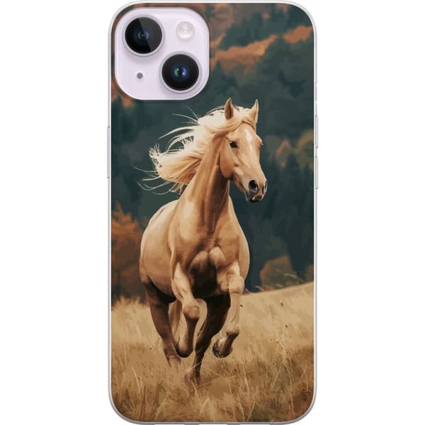 Kompatibelt Mobildeksel til Apple iPhone 14 Springende Hest