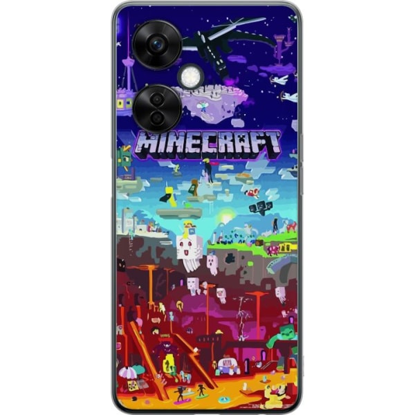 OnePlus Nord CE 3 Lite Genomskinligt Skal Minecraft