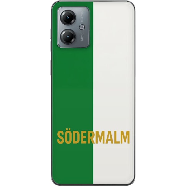 Motorola Moto G14 Läpinäkyvä kuori Södermalm - jalkapallo