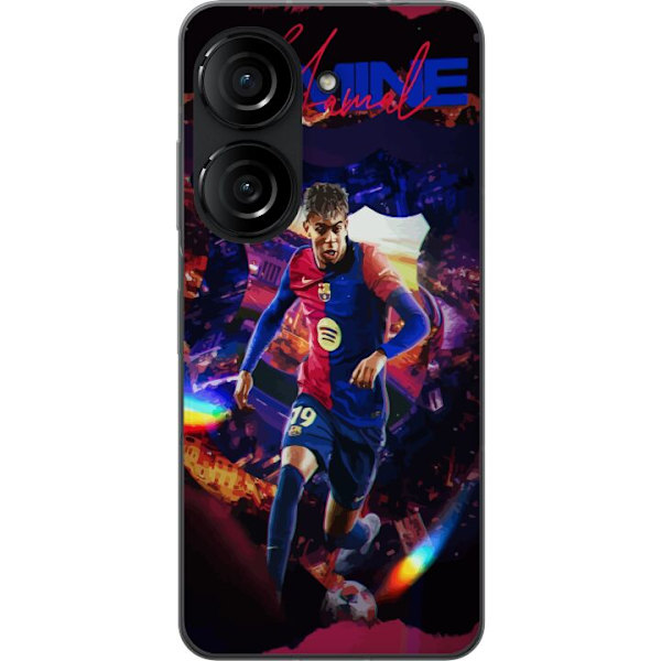 Asus Zenfone 10 Läpinäkyvä kuori Yamal Rising Talent FC Barcelona Pelaaja Nuori Jalkapalloilija Suosittu Motiivi Urheilu Espanja Lahjakkuus