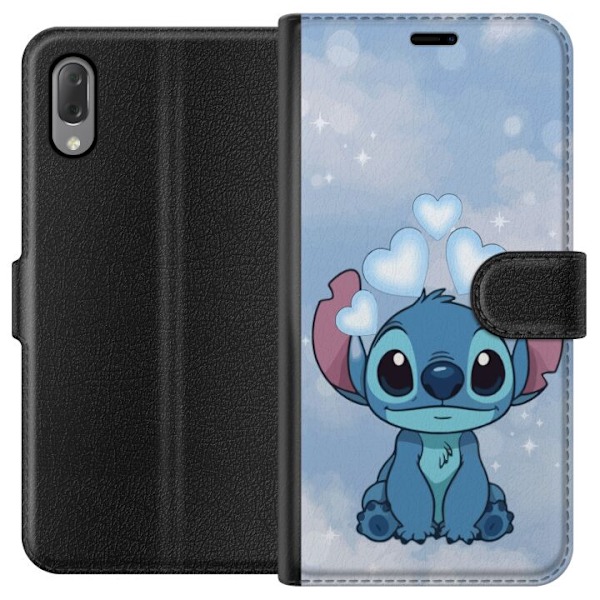 Sony Xperia L3 Lommeboketui Stitch Hoppande Gled - Morsomt Des