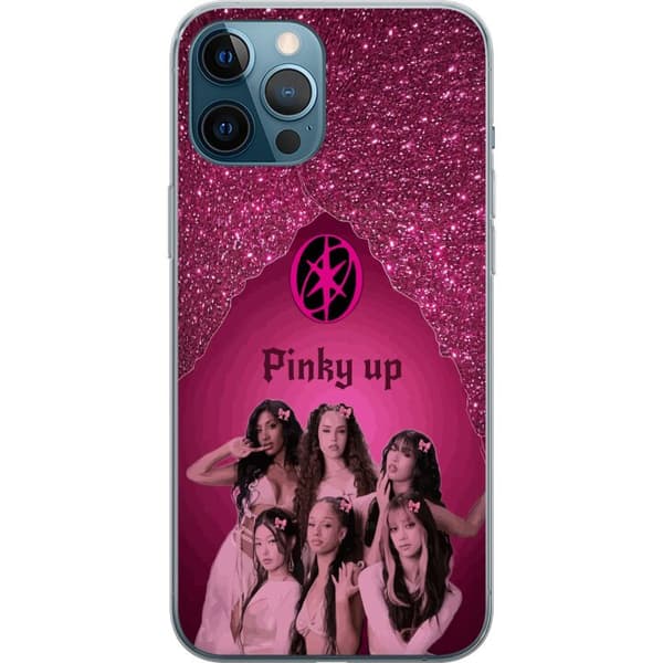 Kompatibelt Mobilskal till Apple iPhone 12 Pro Max KATSEYE Pinky Up rosa