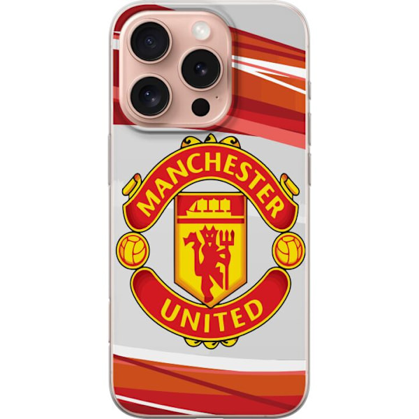 Apple iPhone 16 Pro Gjennomsiktig deksel Manchester United F.C