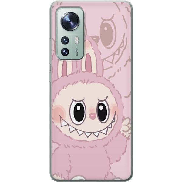 Xiaomi 12 Läpinäkyvä kuori Labubu Floral Freak
