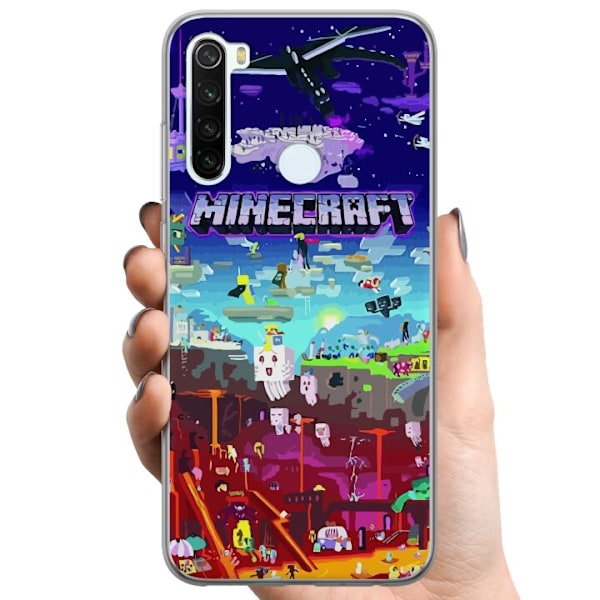Xiaomi Redmi Note 8 TPU Matkapuhelimen kuori Minecraft