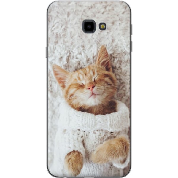 Samsung Galaxy J4+ Cover / Mobilcover - Kitty Sweater