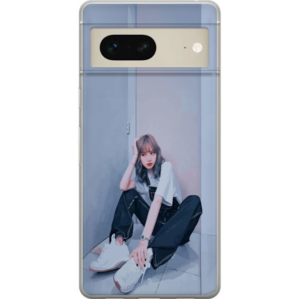 Google Pixel 7 Läpinäkyvä kuori Lisa from Blackpink – K-pop Style Icon