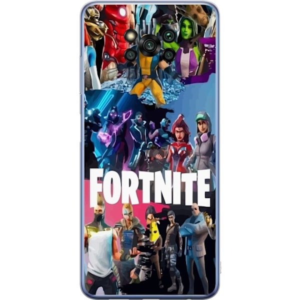 Xiaomi Poco X3 Pro Gjennomsiktig deksel Fortnite