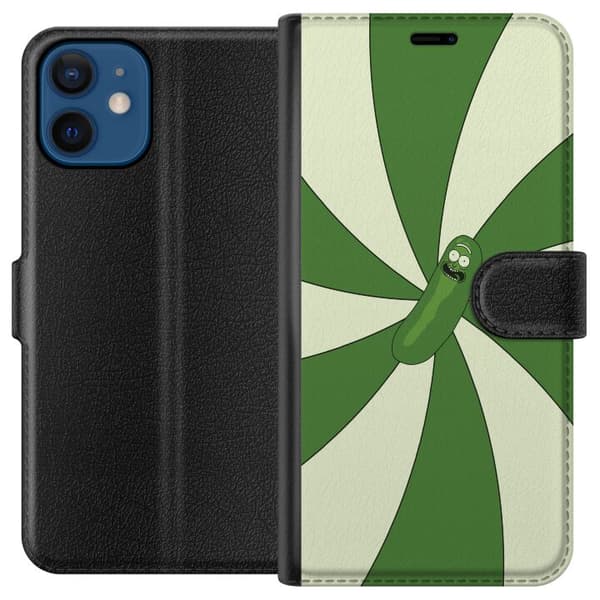 Yhteensopiva Lompakkokotelo Apple iPhone 12 mini Pickle Rick