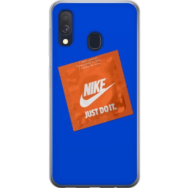 Samsung Galaxy A40 Läpinäkyvä kuori Nike