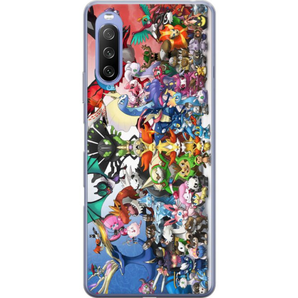 Sony Xperia 10 III Lite Deksel / Mobildeksel - Pokemon