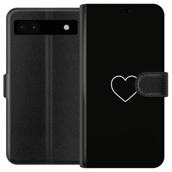 Kompatibelt Lommeboketui til Google Pixel 6a Hjerte
