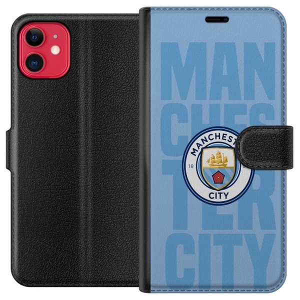 Kompatibel Tegnebogsetui til Apple iPhone 11 Manchester City