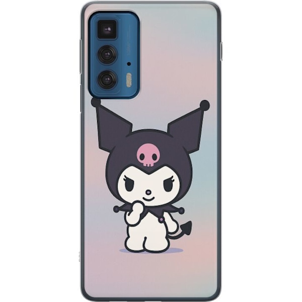 Motorola Edge 20 Pro Läpinäkyvä kuori Kawaii Sanrio Kuromi