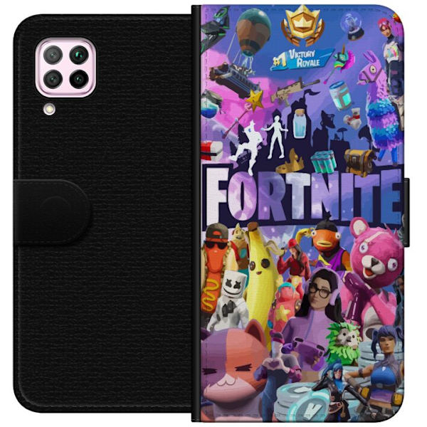 Huawei P40 lite Lompakkokotelo Fortnite Hahmot Peliteema Ikonit Peli Suunnittelu Suosittu Taistelurojalainen Lapset Pelihahmojen Teema