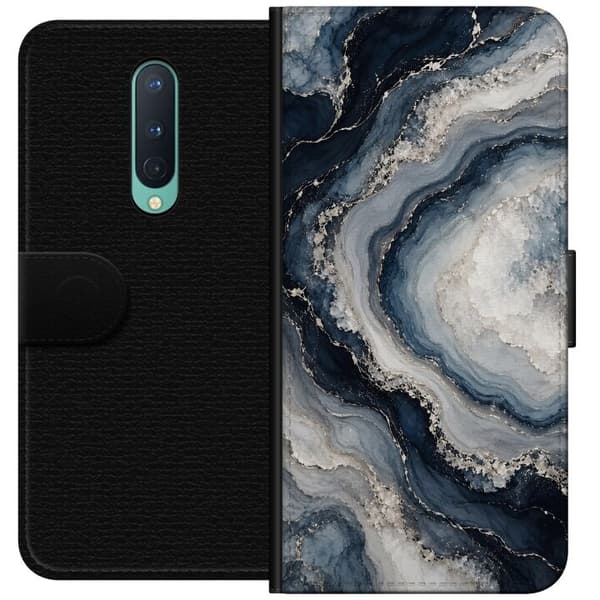 Kompatibel Tegnebogsetui til OnePlus 8 Nattagat blå